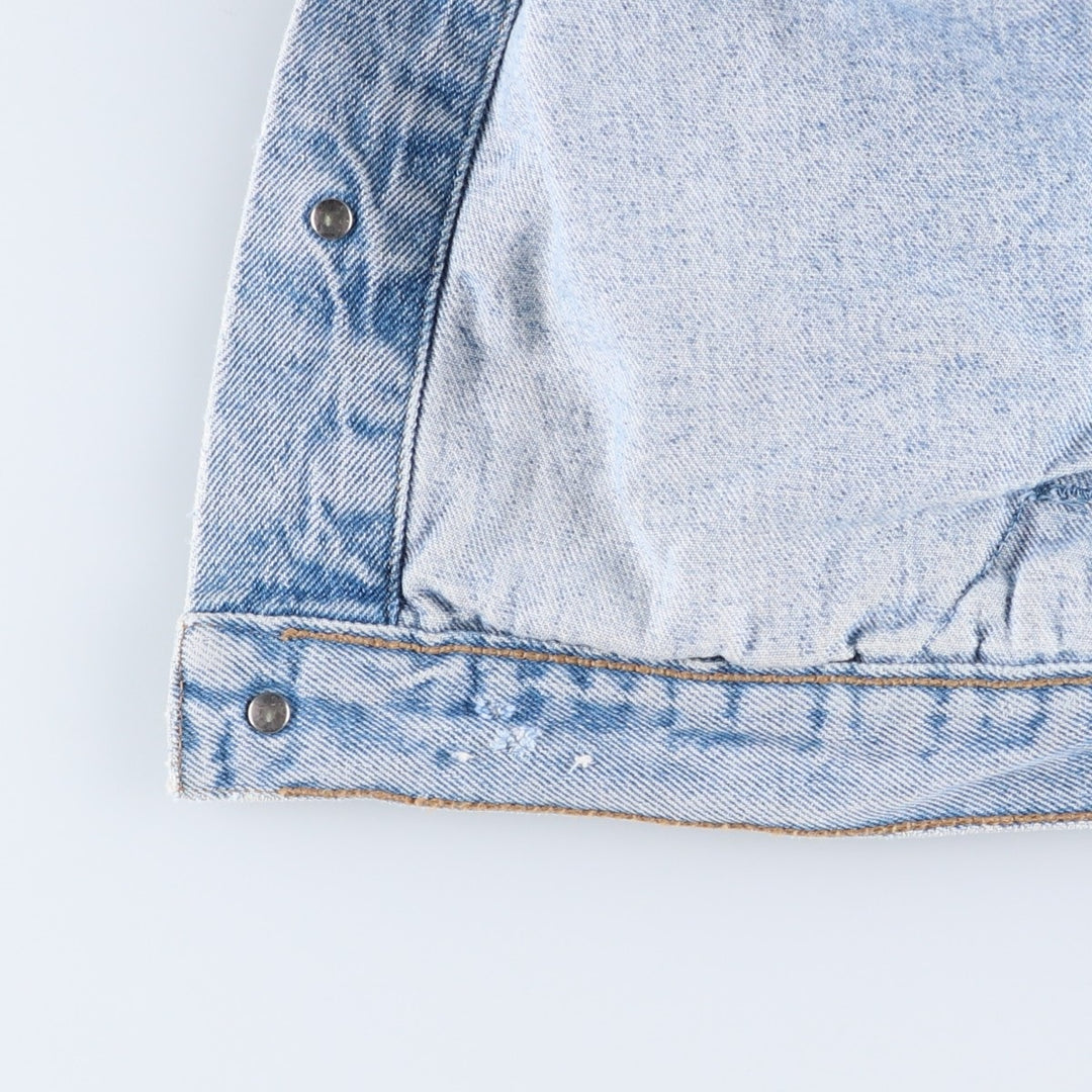 Levi's denim jacket, denim jacket, men's size L unclear blue type Vintage Second Hand