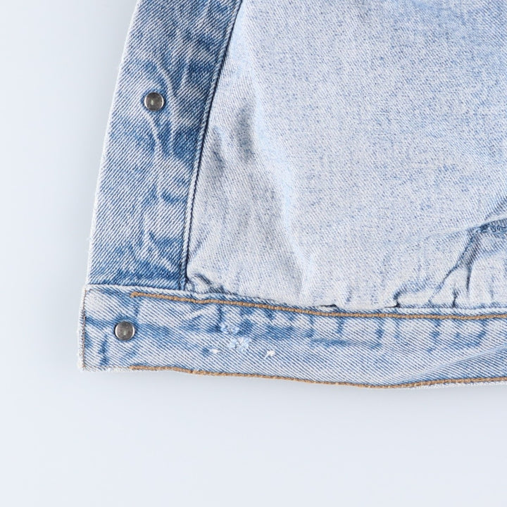 Levi's denim jacket, denim jacket, men's size L unclear blue type Vintage Second Hand