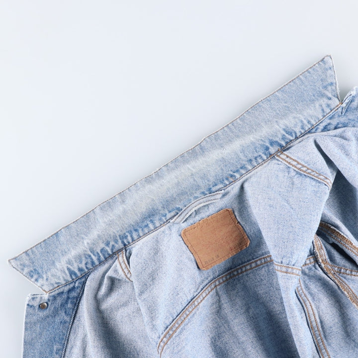 Levi's denim jacket, denim jacket, men's size L unclear blue type Vintage Second Hand