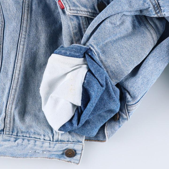 Levi's denim jacket, denim jacket, men's size L unclear blue type Vintage Second Hand