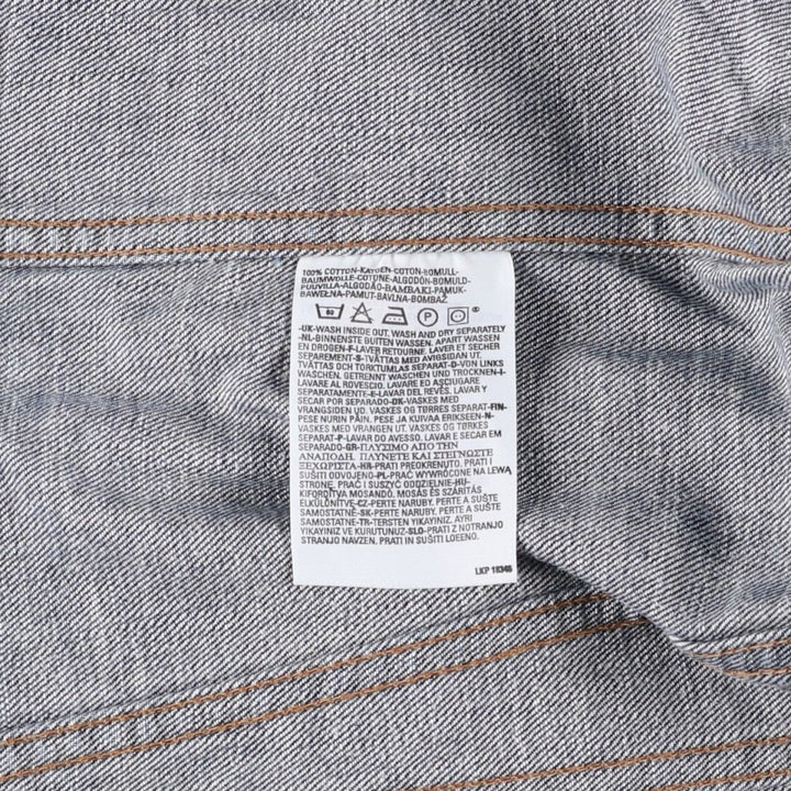 Levi's Euro Model Denim Jacket, Men's Size Medium cotton blue type Vintage Second Hand