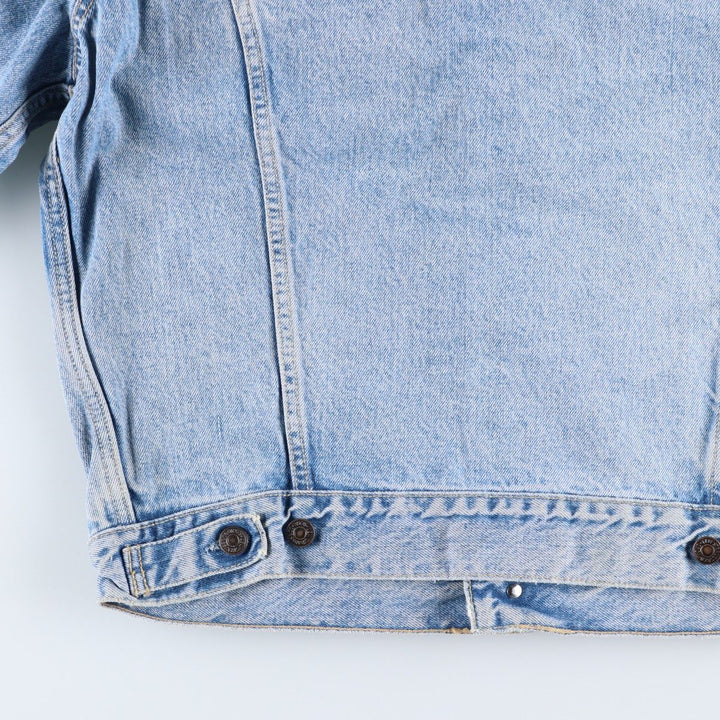 90'S Levi's Euro Model Denim Jacket, Made in Italy, Men's Size L, Vintage cotton blue type Vintage Second Hand
