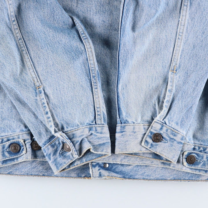 90'S Levi's Euro Model Denim Jacket, Made in Italy, Men's Size L, Vintage cotton blue type Vintage Second Hand