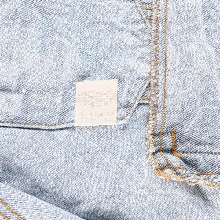 90'S Levi's 70507-0219 denim jacket, denim jacket, made in USA, men's size L, vintage cotton blue type Vintage Second Hand