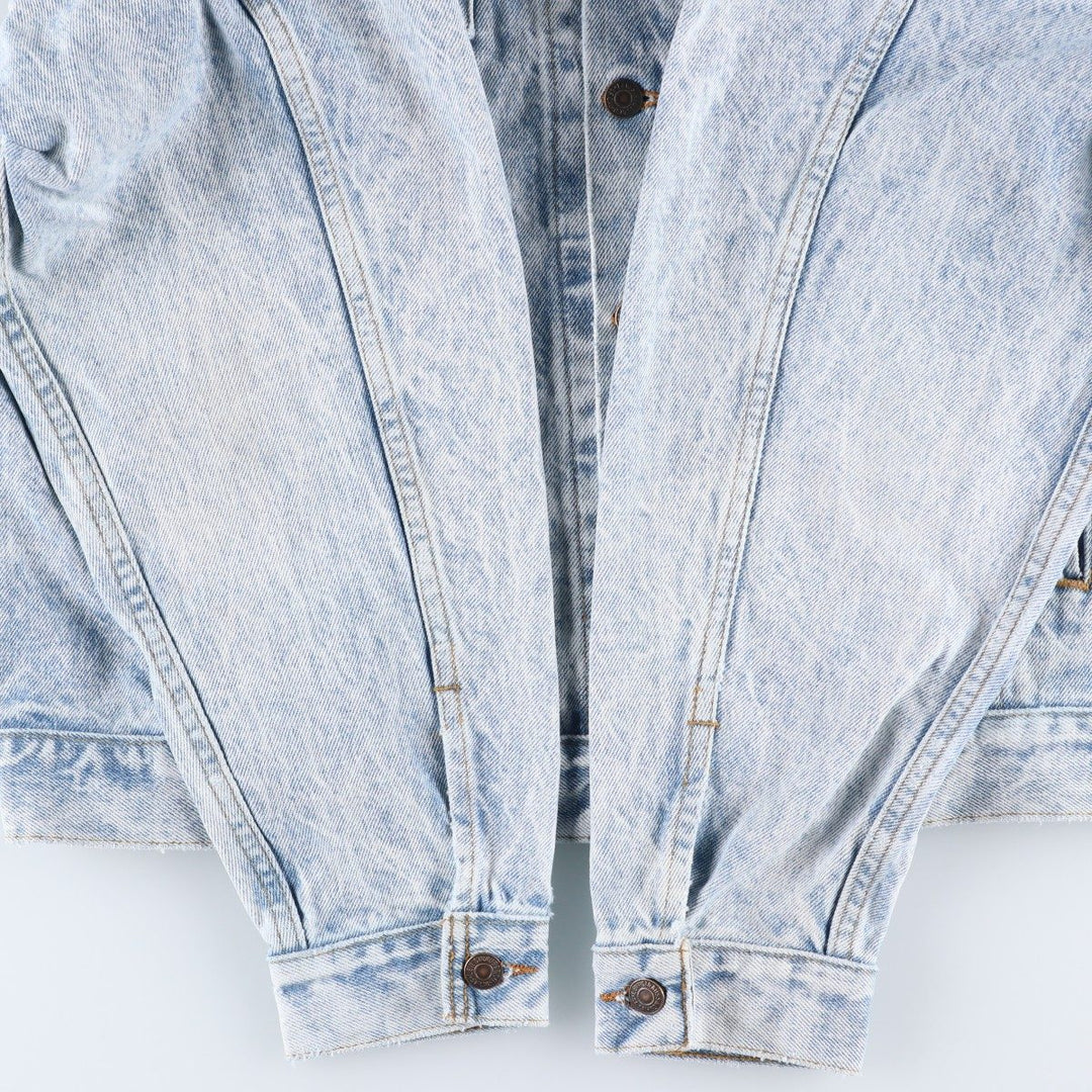 90'S Levi's 70507-0219 denim jacket, denim jacket, made in USA, men's size L, vintage cotton blue type Vintage Second Hand