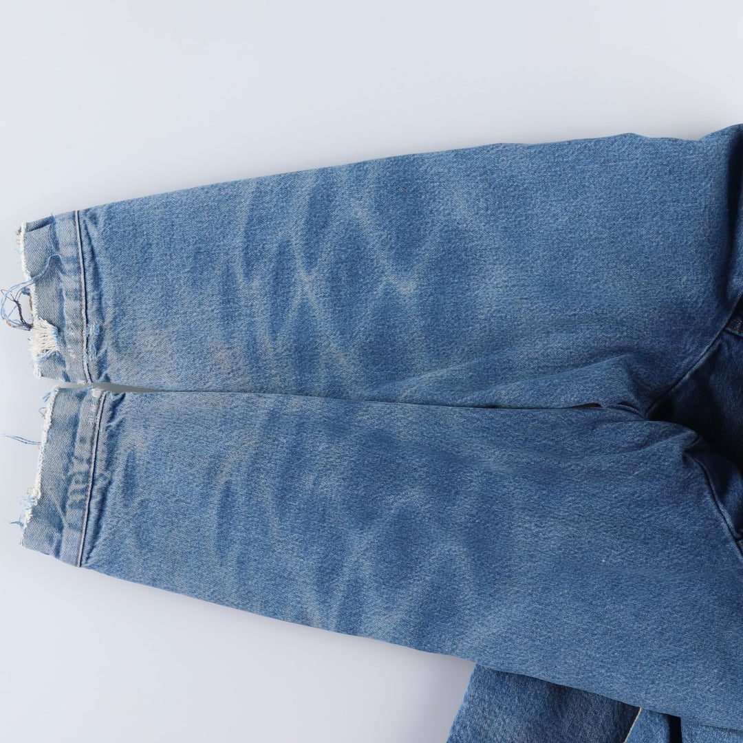 Vintage 90'S Wrangler denim jacket, made in the USA, men's size XL cotton blue type Vintage Second Hand