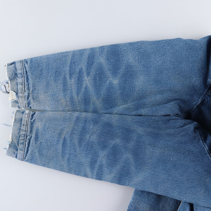 Vintage 90'S Wrangler denim jacket, made in the USA, men's size XL cotton blue type Vintage Second Hand