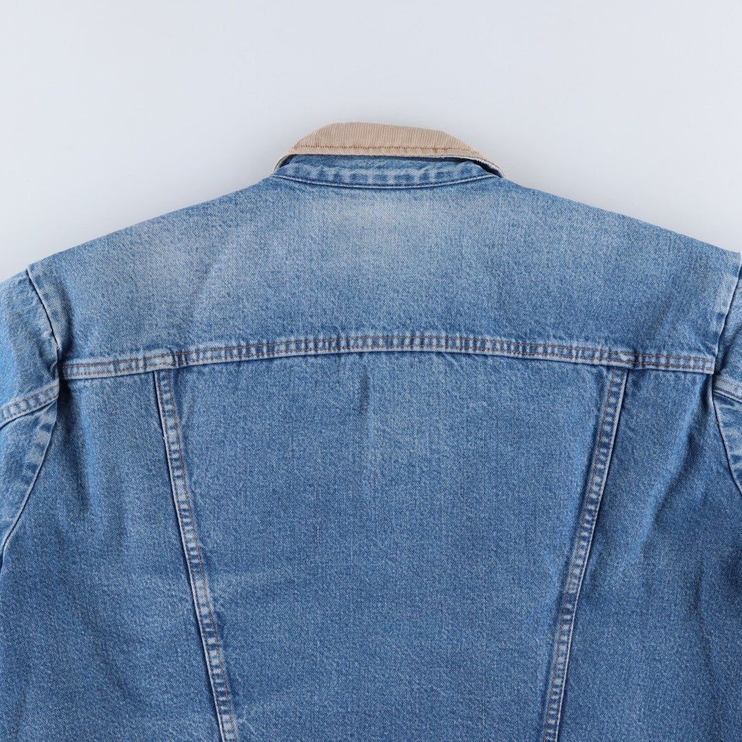 Vintage 90'S Wrangler denim jacket, made in the USA, men's size XL cotton blue type Vintage Second Hand
