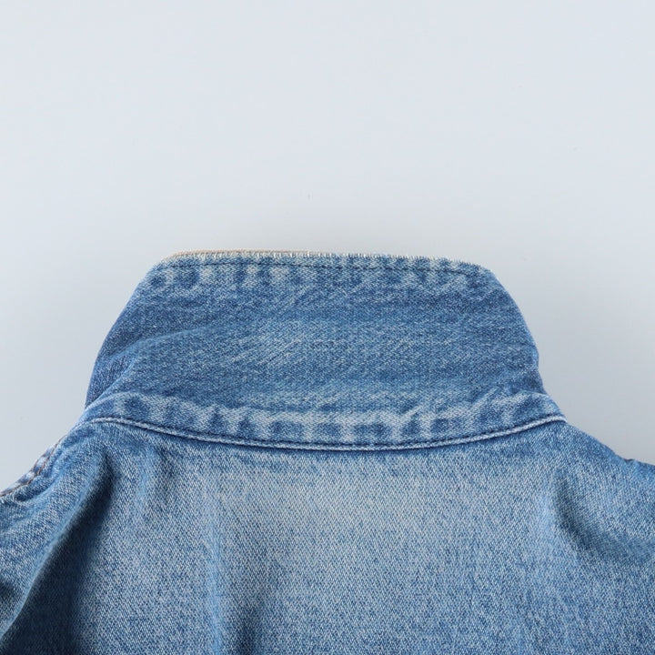 Vintage 90'S Wrangler denim jacket, made in the USA, men's size XL cotton blue type Vintage Second Hand