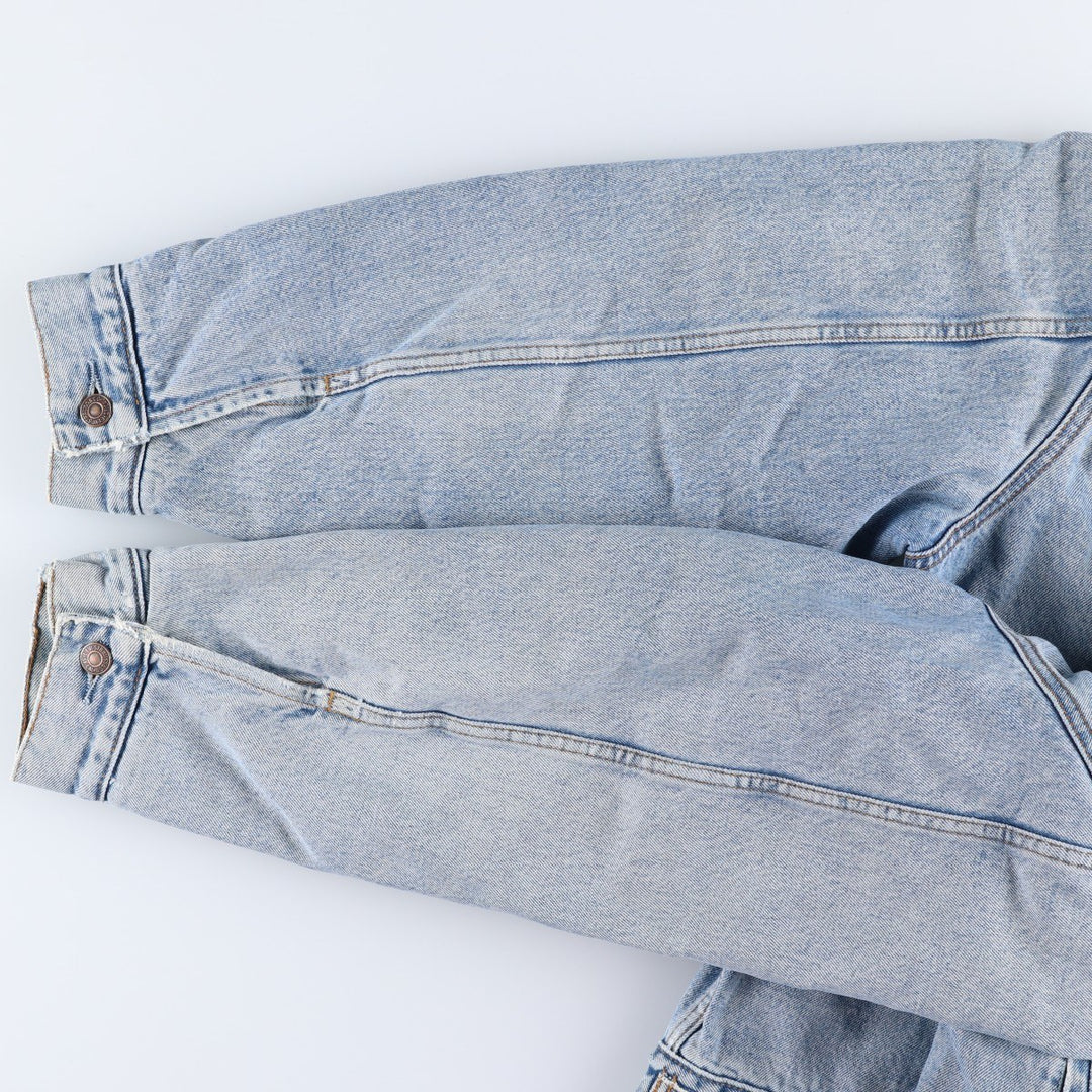 90'S Levi's 70602-0482 Denim Jacket, Men's Size L, Vintage cotton blue type Vintage Second Hand