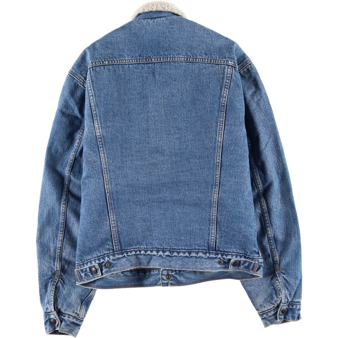90'S Levi's 71500-0414 Denim Boa Jacket, Men's Size L, Vintage cotton blue type Vintage Second Hand