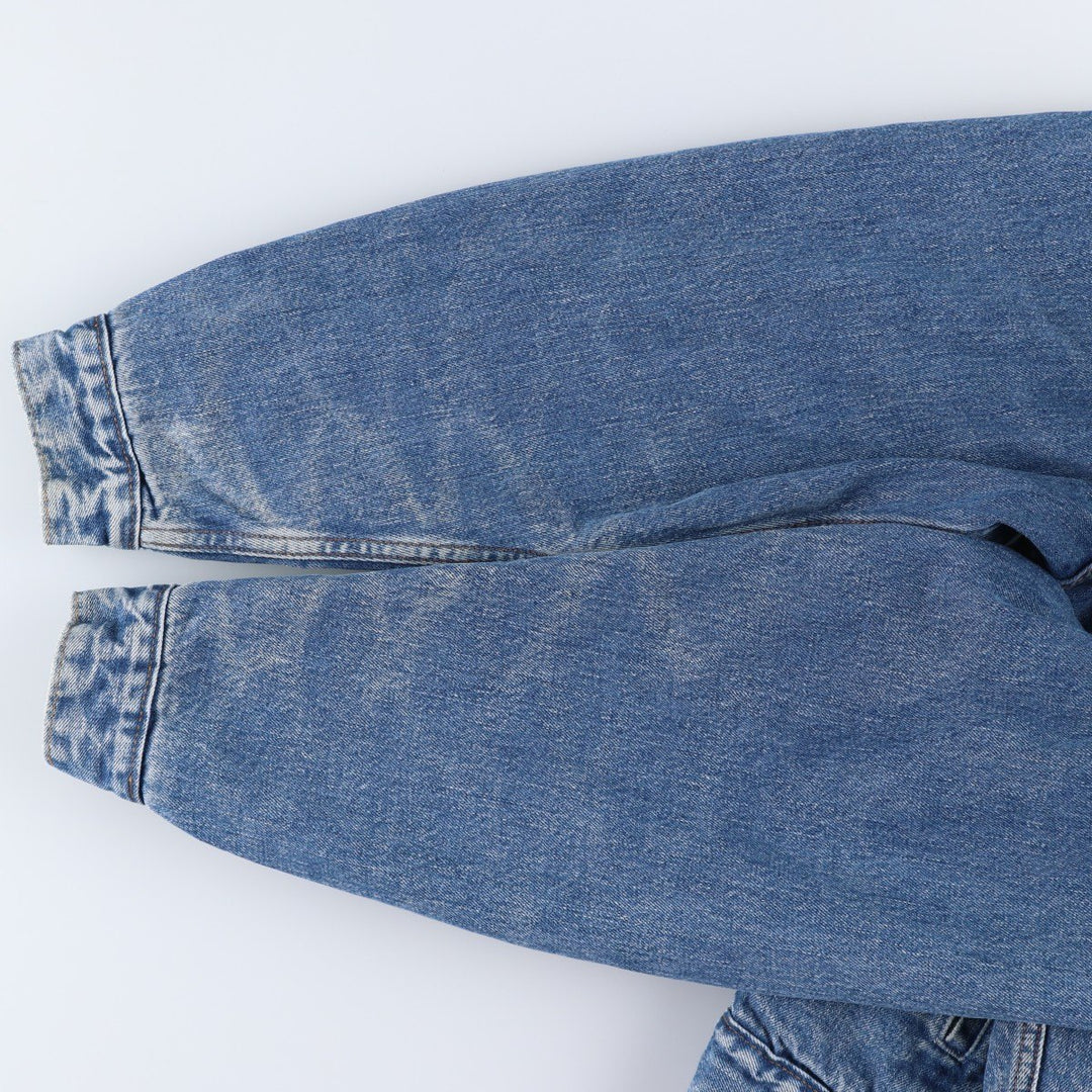 90'S Levi's 71500-0414 Denim Boa Jacket, Men's Size L, Vintage cotton blue type Vintage Second Hand