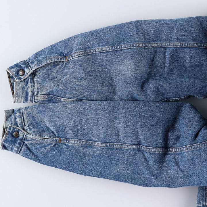 90'S Levi's 71500-0414 Denim Boa Jacket, Men's Size L, Vintage cotton blue type Vintage Second Hand