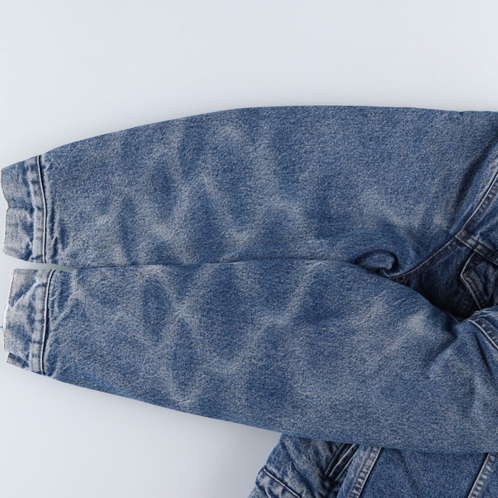90'S Levi's 70608-0216 Denim Boa Jacket, Made in USA, Men's Size Medium, Vintage cotton blue type Vintage Second Hand