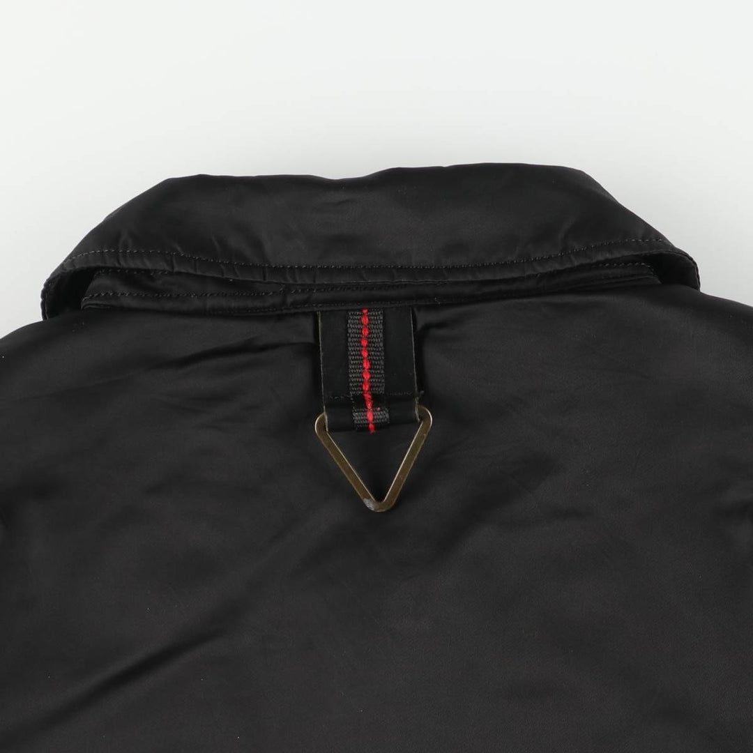 Alpha ALPHA military flight jacket with padding, size M (civilian product) Nylon black type Vintage Second Hand