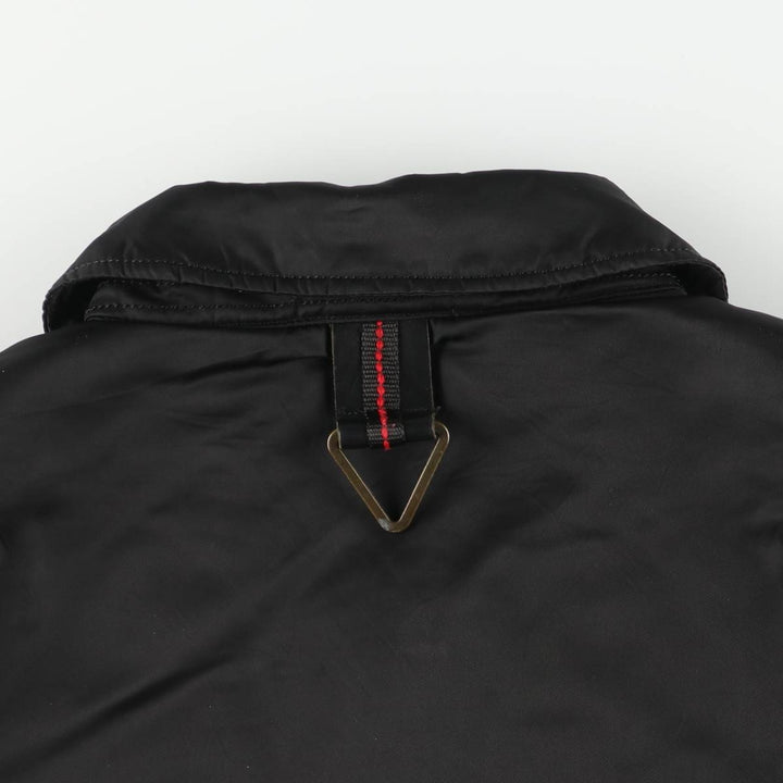 Alpha ALPHA military flight jacket with padding, size M (civilian product) Nylon black type Vintage Second Hand