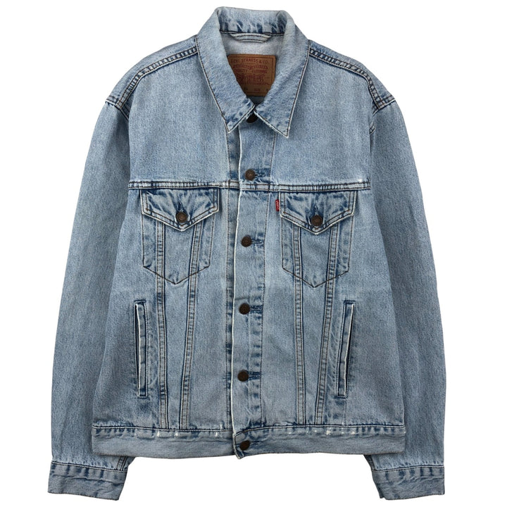 90'S Levi's 70503-0482 denim jacket, denim jacket, men's size M, vintage cotton blue type Vintage Second Hand