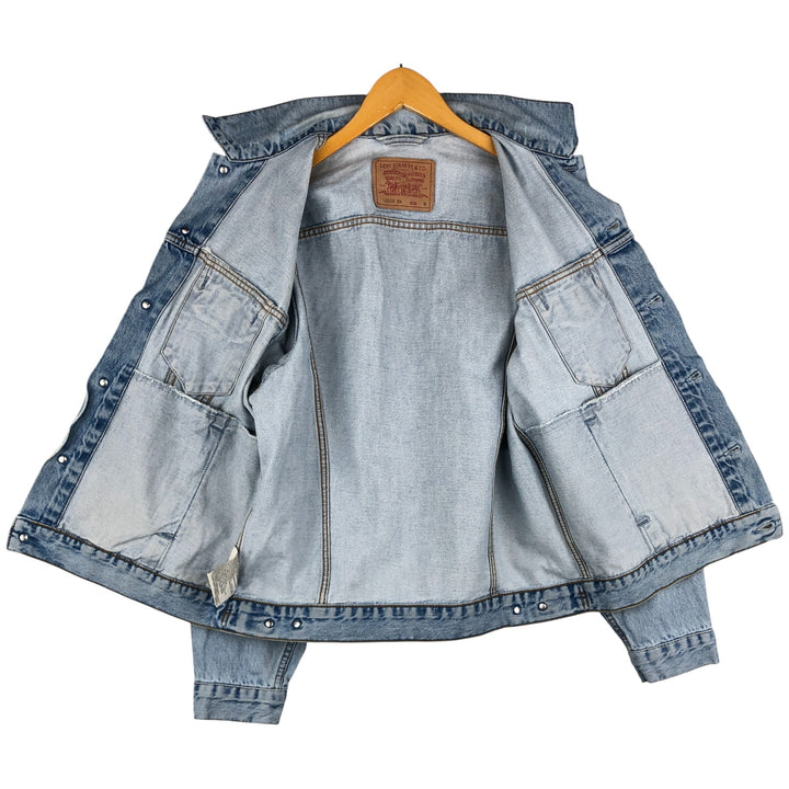 90'S Levi's 70503-0482 denim jacket, denim jacket, men's size M, vintage cotton blue type Vintage Second Hand