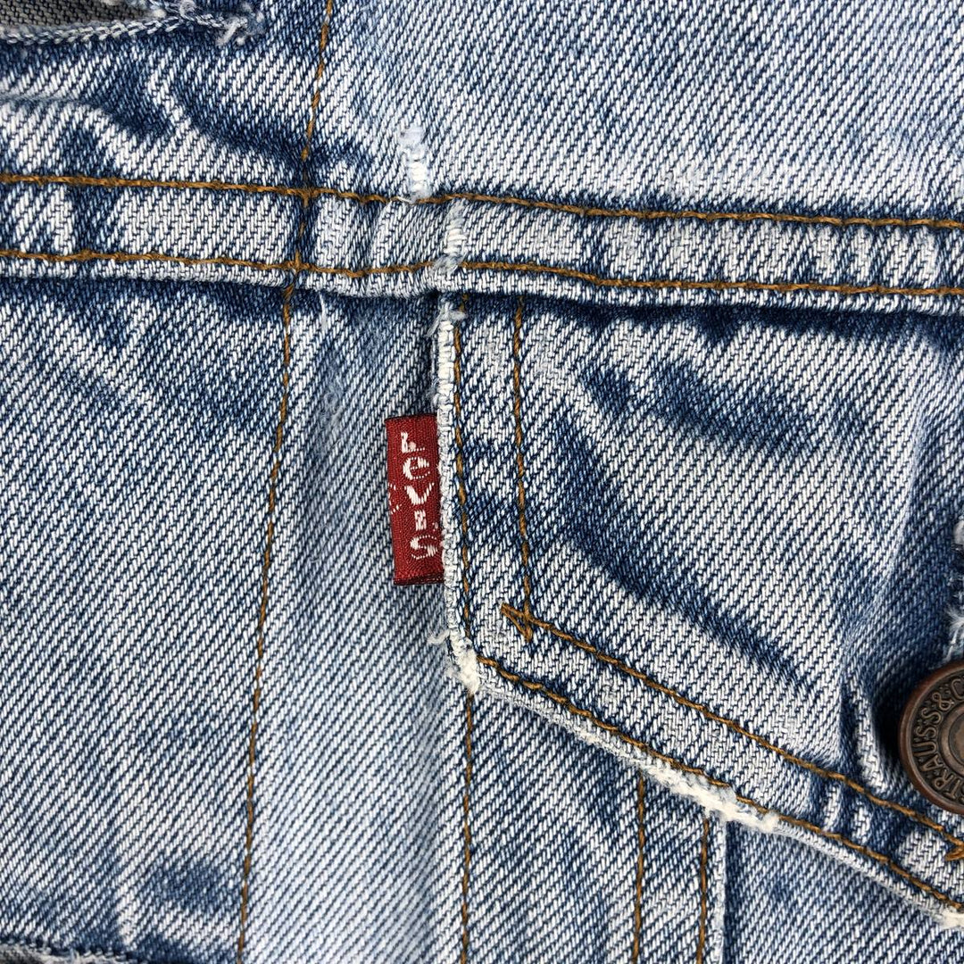 90'S Levi's 70503-0482 denim jacket, denim jacket, men's size M, vintage cotton blue type Vintage Second Hand
