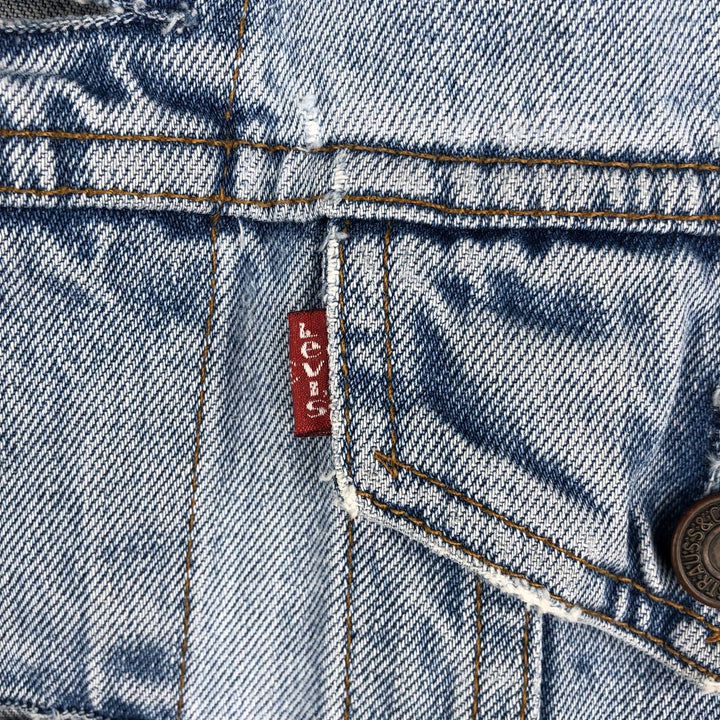 90'S Levi's 70503-0482 denim jacket, denim jacket, men's size M, vintage cotton blue type Vintage Second Hand
