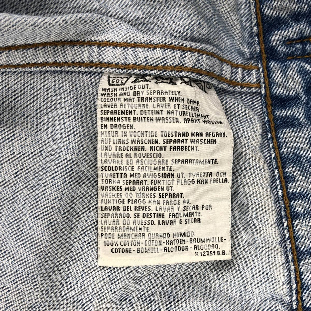 90'S Levi's 70503-0482 denim jacket, denim jacket, men's size M, vintage cotton blue type Vintage Second Hand