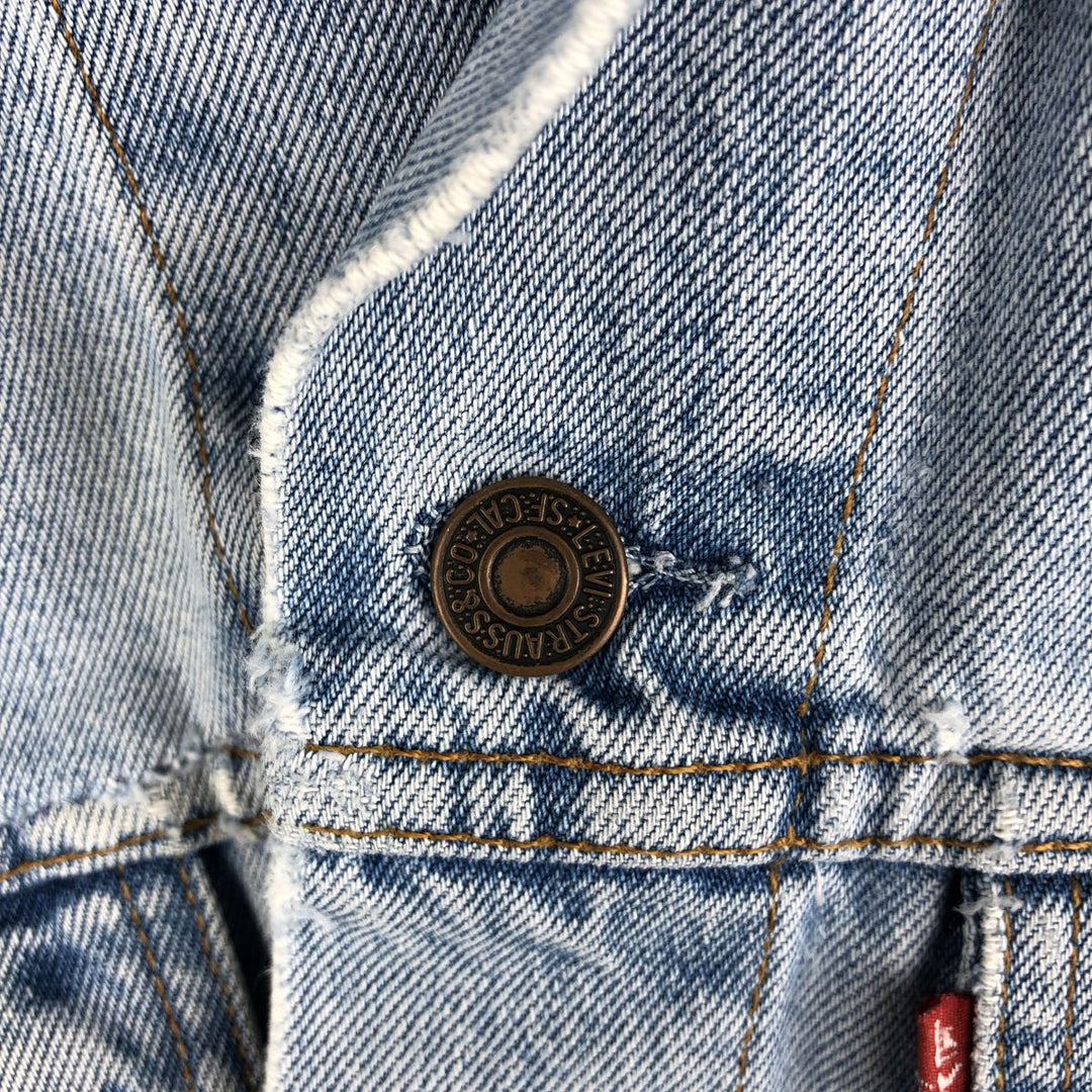 90'S Levi's 70503-0482 denim jacket, denim jacket, men's size M, vintage cotton blue type Vintage Second Hand