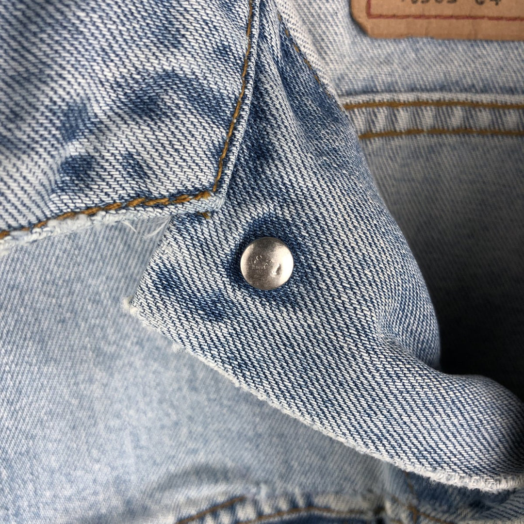 90'S Levi's 70503-0482 denim jacket, denim jacket, men's size M, vintage cotton blue type Vintage Second Hand