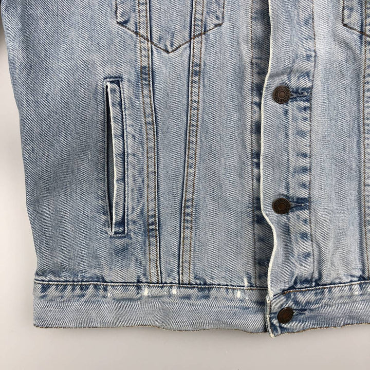 90'S Levi's 70503-0482 denim jacket, denim jacket, men's size M, vintage cotton blue type Vintage Second Hand