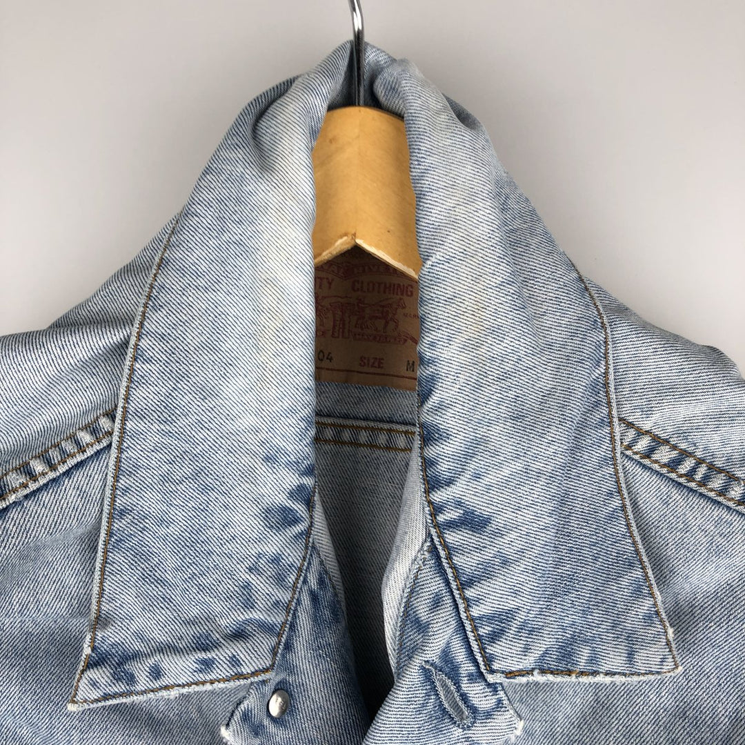 90'S Levi's 70503-0482 denim jacket, denim jacket, men's size M, vintage cotton blue type Vintage Second Hand