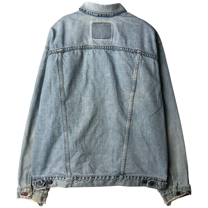 Levi's denim jacket, denim jacket, men's size XL unclear blue type Vintage Second Hand