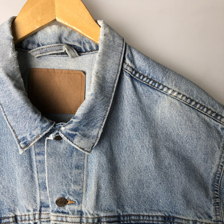 Levi's denim jacket, denim jacket, men's size XL unclear blue type Vintage Second Hand