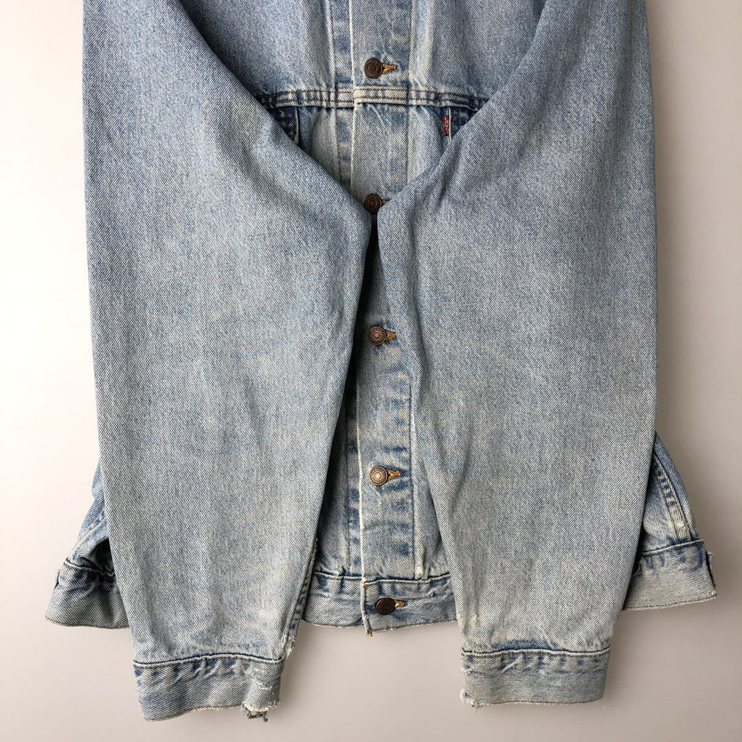 Levi's denim jacket, denim jacket, men's size XL unclear blue type Vintage Second Hand