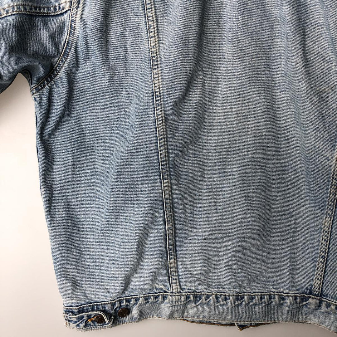 Levi's denim jacket, denim jacket, men's size XL unclear blue type Vintage Second Hand