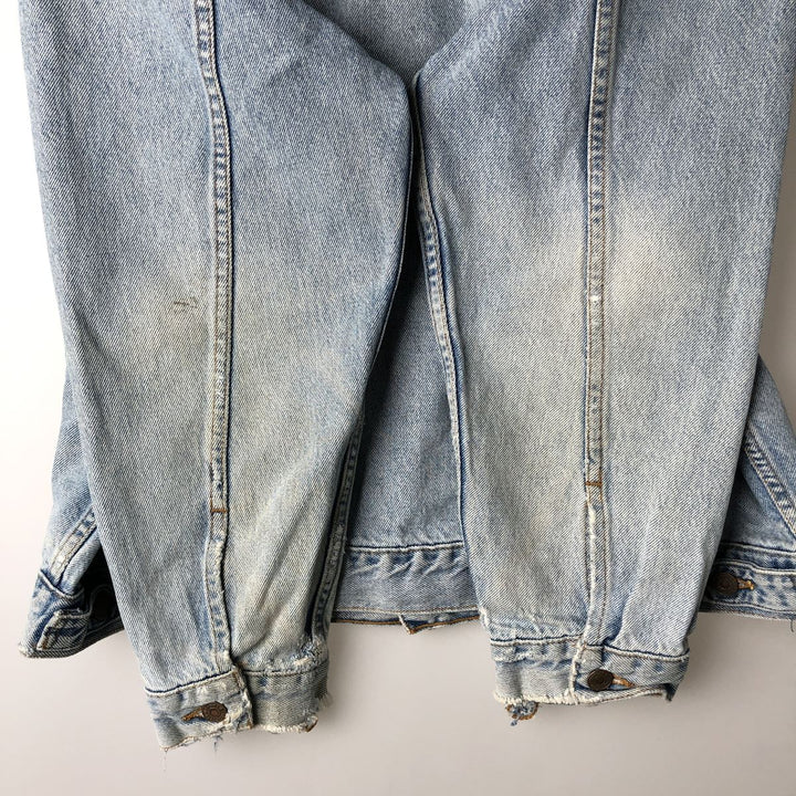 Levi's denim jacket, denim jacket, men's size XL unclear blue type Vintage Second Hand