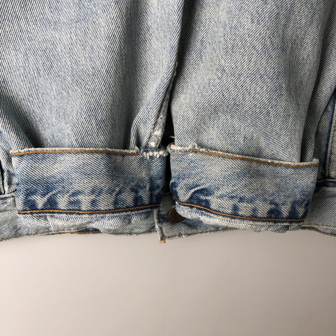 Levi's denim jacket, denim jacket, men's size XL unclear blue type Vintage Second Hand
