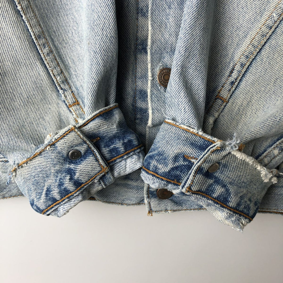 Levi's denim jacket, denim jacket, men's size XL unclear blue type Vintage Second Hand