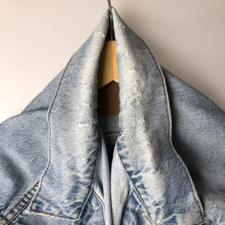 Levi's denim jacket, denim jacket, men's size XL unclear blue type Vintage Second Hand