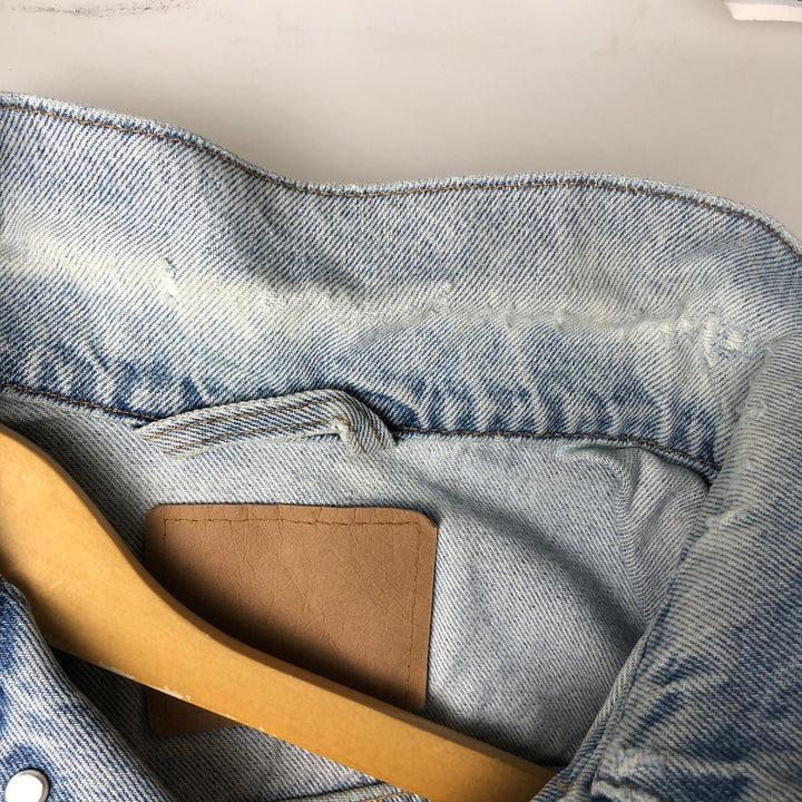 Levi's denim jacket, denim jacket, men's size XL unclear blue type Vintage Second Hand
