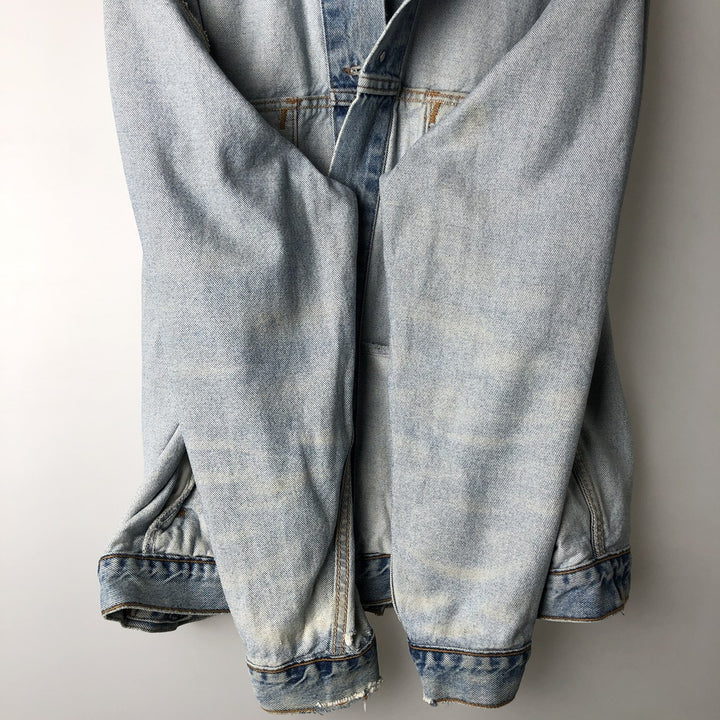 Levi's denim jacket, denim jacket, men's size XL unclear blue type Vintage Second Hand