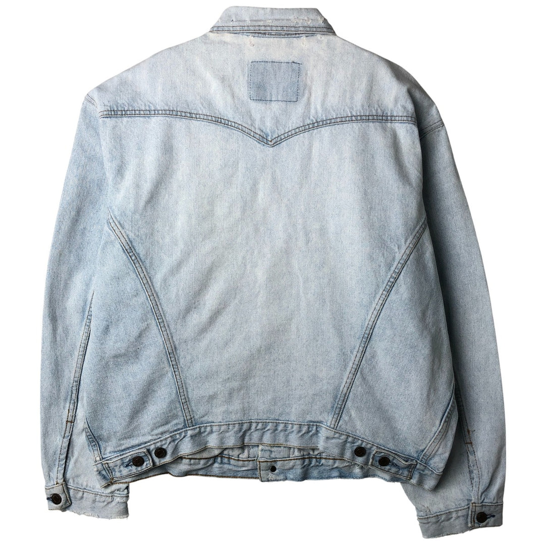 90'S Levi's 75525-4834 denim jacket, made in Canada, men's size L, vintage cotton blue type Vintage Second Hand
