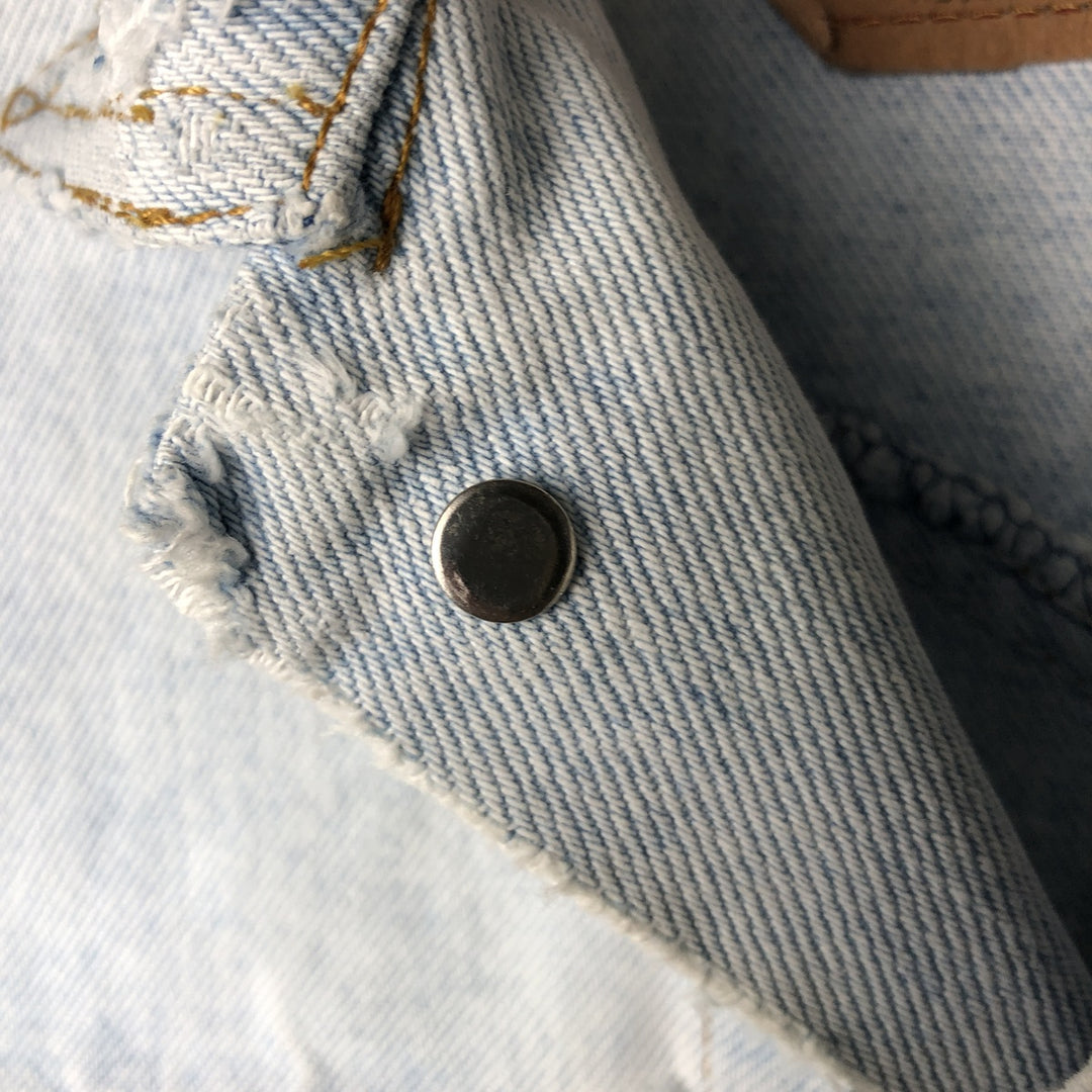 90'S Levi's 75525-4834 denim jacket, made in Canada, men's size L, vintage cotton blue type Vintage Second Hand