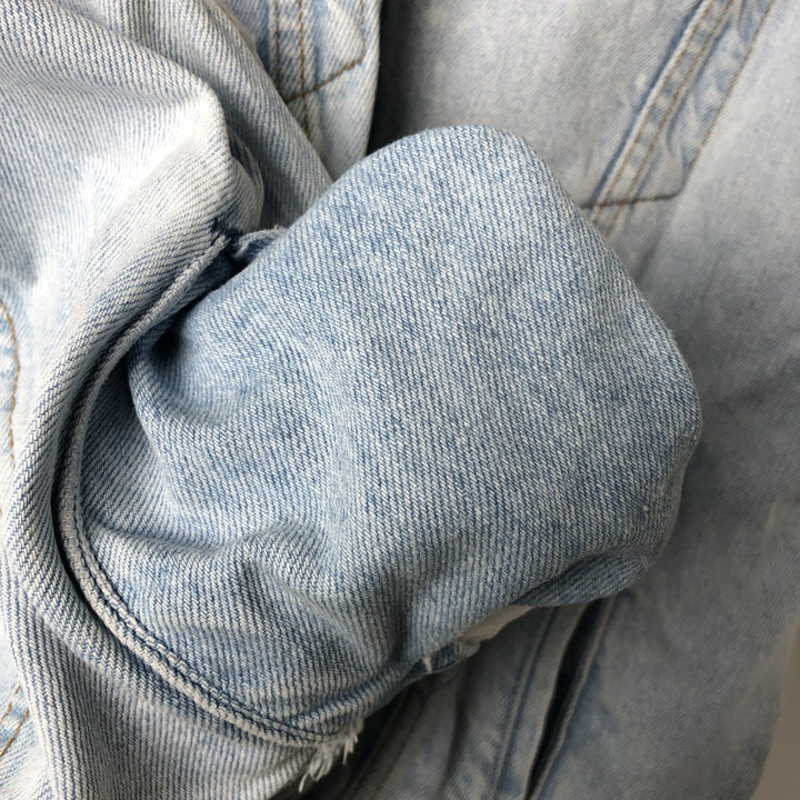 90'S Levi's 75525-4834 denim jacket, made in Canada, men's size L, vintage cotton blue type Vintage Second Hand