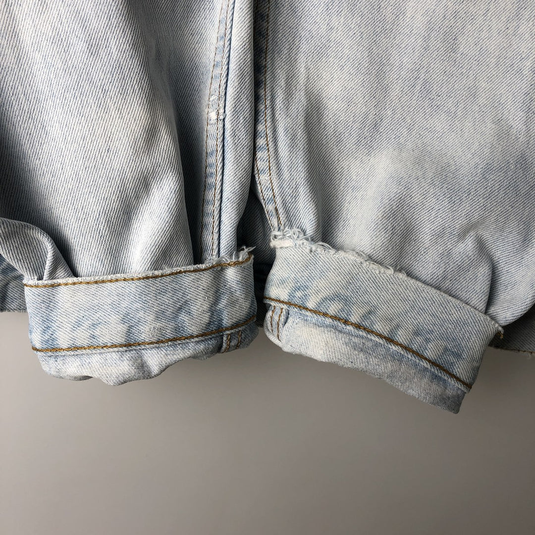 90'S Levi's 75525-4834 denim jacket, made in Canada, men's size L, vintage cotton blue type Vintage Second Hand