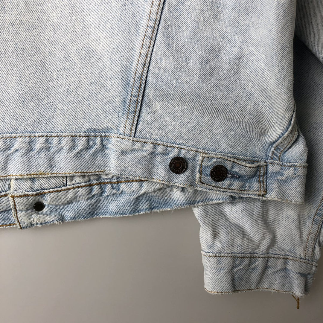 90'S Levi's 75525-4834 denim jacket, made in Canada, men's size L, vintage cotton blue type Vintage Second Hand