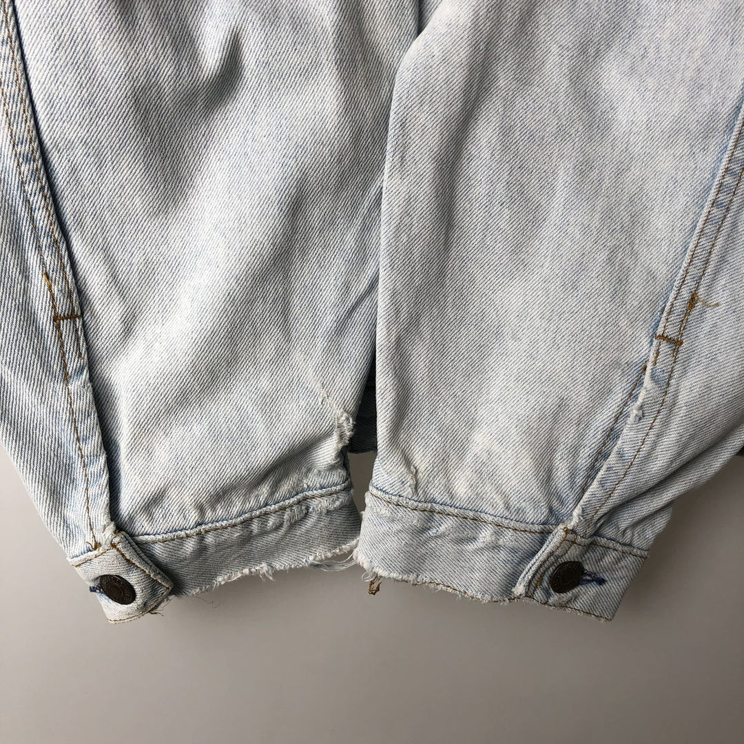 90'S Levi's 75525-4834 denim jacket, made in Canada, men's size L, vintage cotton blue type Vintage Second Hand