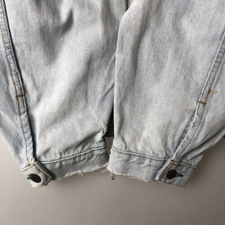 90'S Levi's 75525-4834 denim jacket, made in Canada, men's size L, vintage cotton blue type Vintage Second Hand