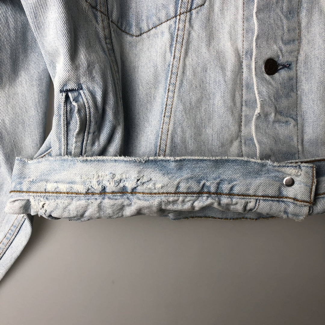 90'S Levi's 75525-4834 denim jacket, made in Canada, men's size L, vintage cotton blue type Vintage Second Hand