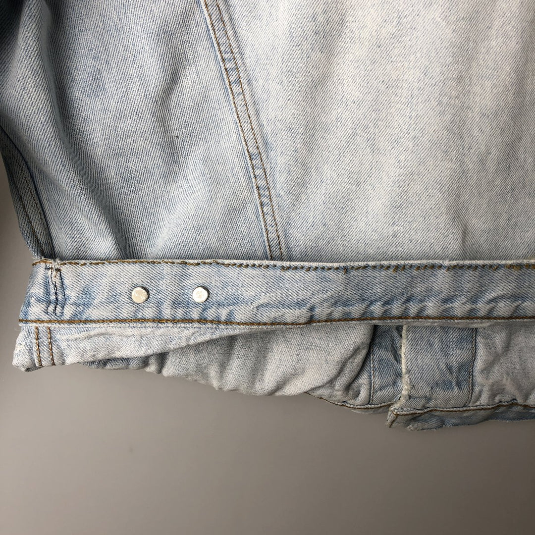 90'S Levi's 75525-4834 denim jacket, made in Canada, men's size L, vintage cotton blue type Vintage Second Hand
