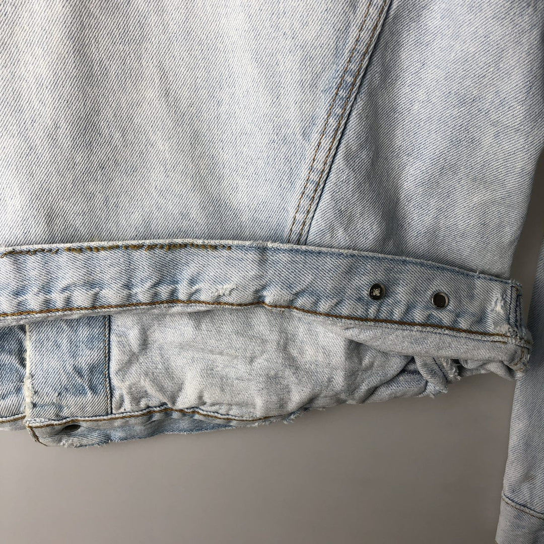 90'S Levi's 75525-4834 denim jacket, made in Canada, men's size L, vintage cotton blue type Vintage Second Hand