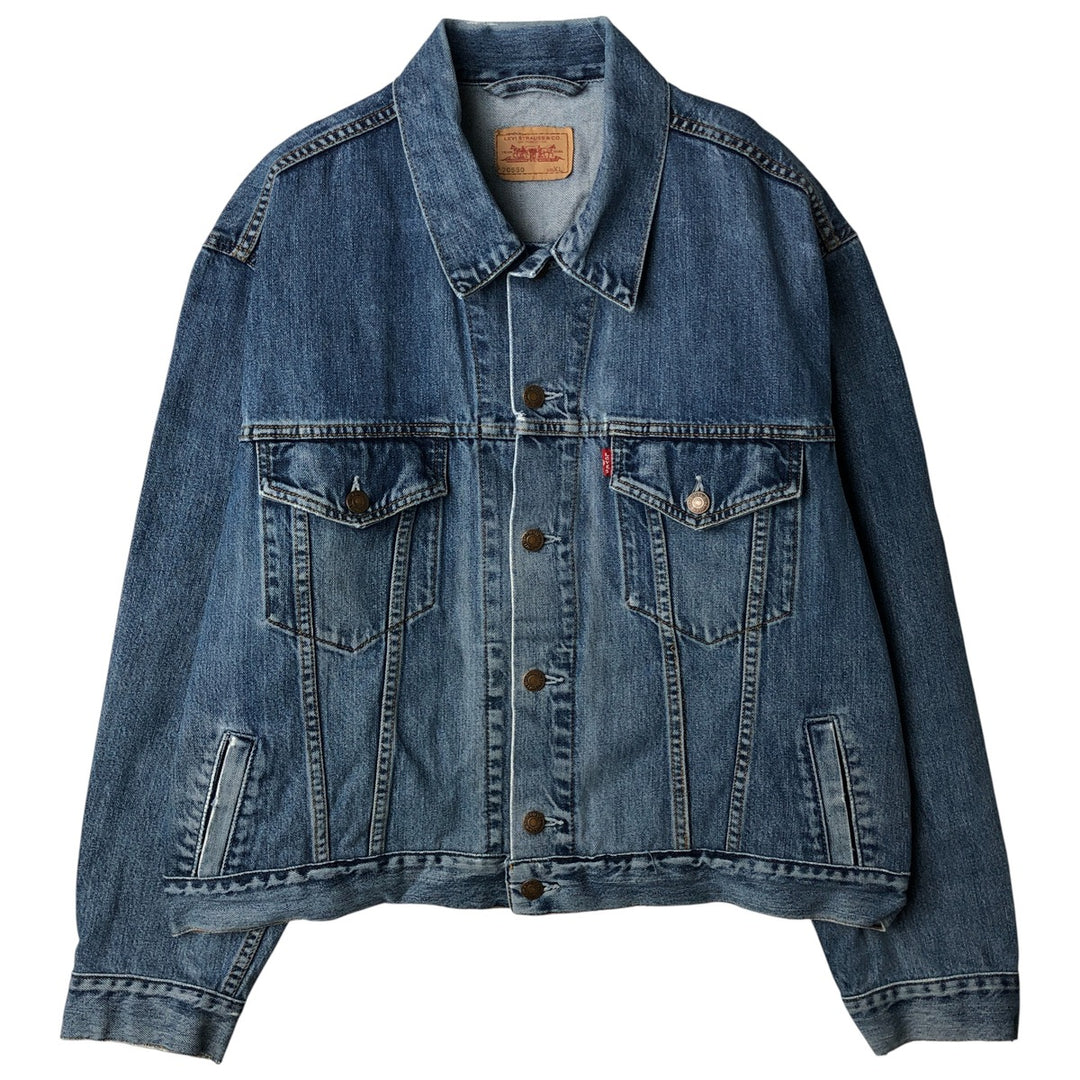 2000'S Levi's 70550-0414 Euro Model Denim Jacket, Men's Size XL cotton blue type Vintage Second Hand